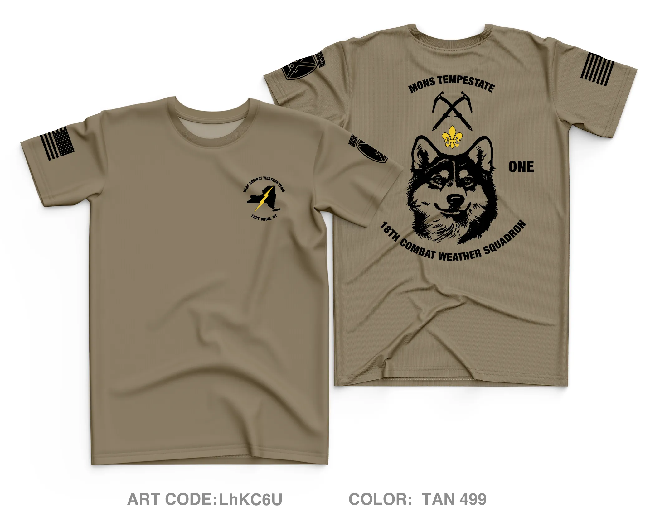 18th Combat Weather Squadron Detachment 1 Core Men's SS Performance Tee - LhKC6U