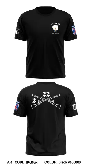 2nd Battalion 22nd infantry regiment  Store 1 Core Men's SS Performance Tee - tKG9ux