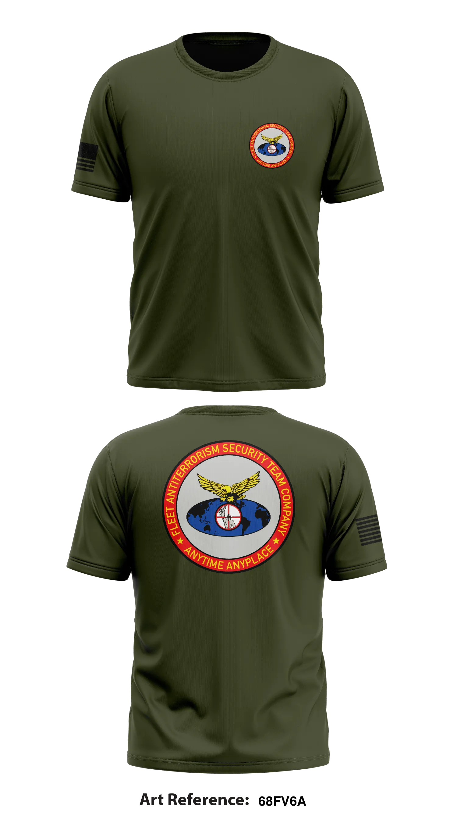2nd Fleet Anti-Terrorism Security Team  Store 1 Core Men's SS Performance Tee - 68FV6A