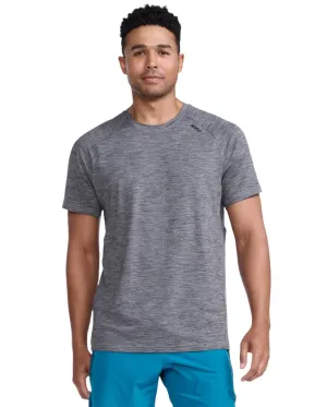 2XU Motion Tee Harbor Men's Running T-Shirt (Mist/Black)