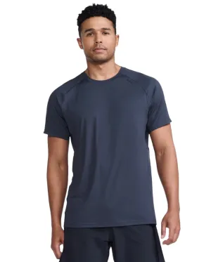 2XU Motion Tee India Men's Running T-Shirt (Ink/Black)