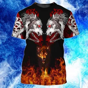 3D Wolf Tattoo