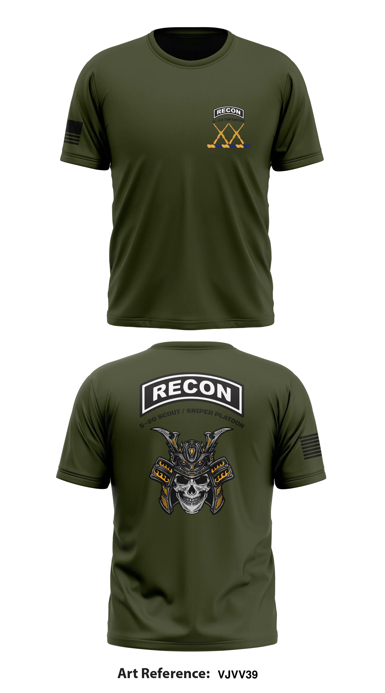 5-20 Infantry Scout/Sniper PLT Store 1 Core Men's SS Performance Tee - VjvV39