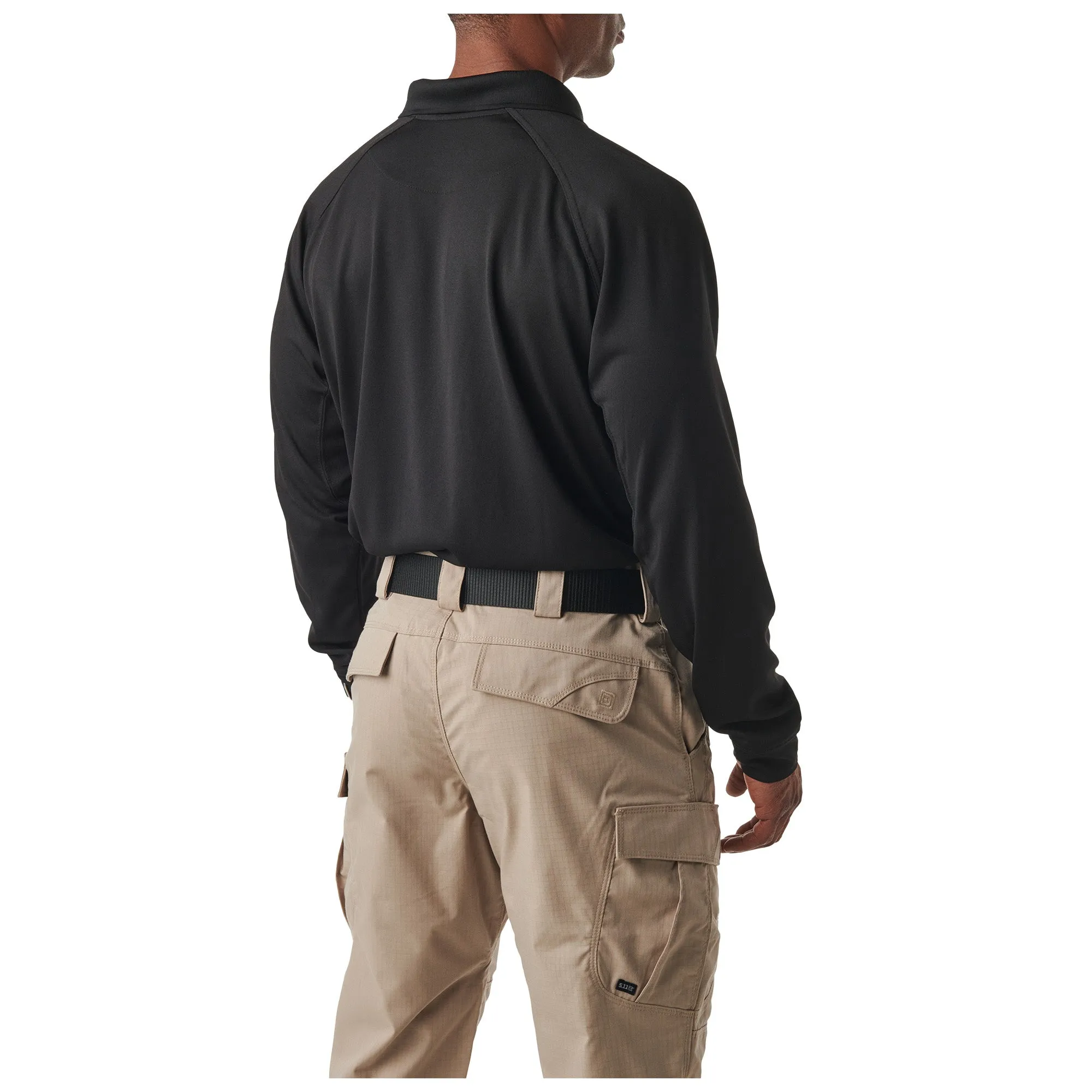 5.11 Tactical Performance Long Sleeve Polo Black