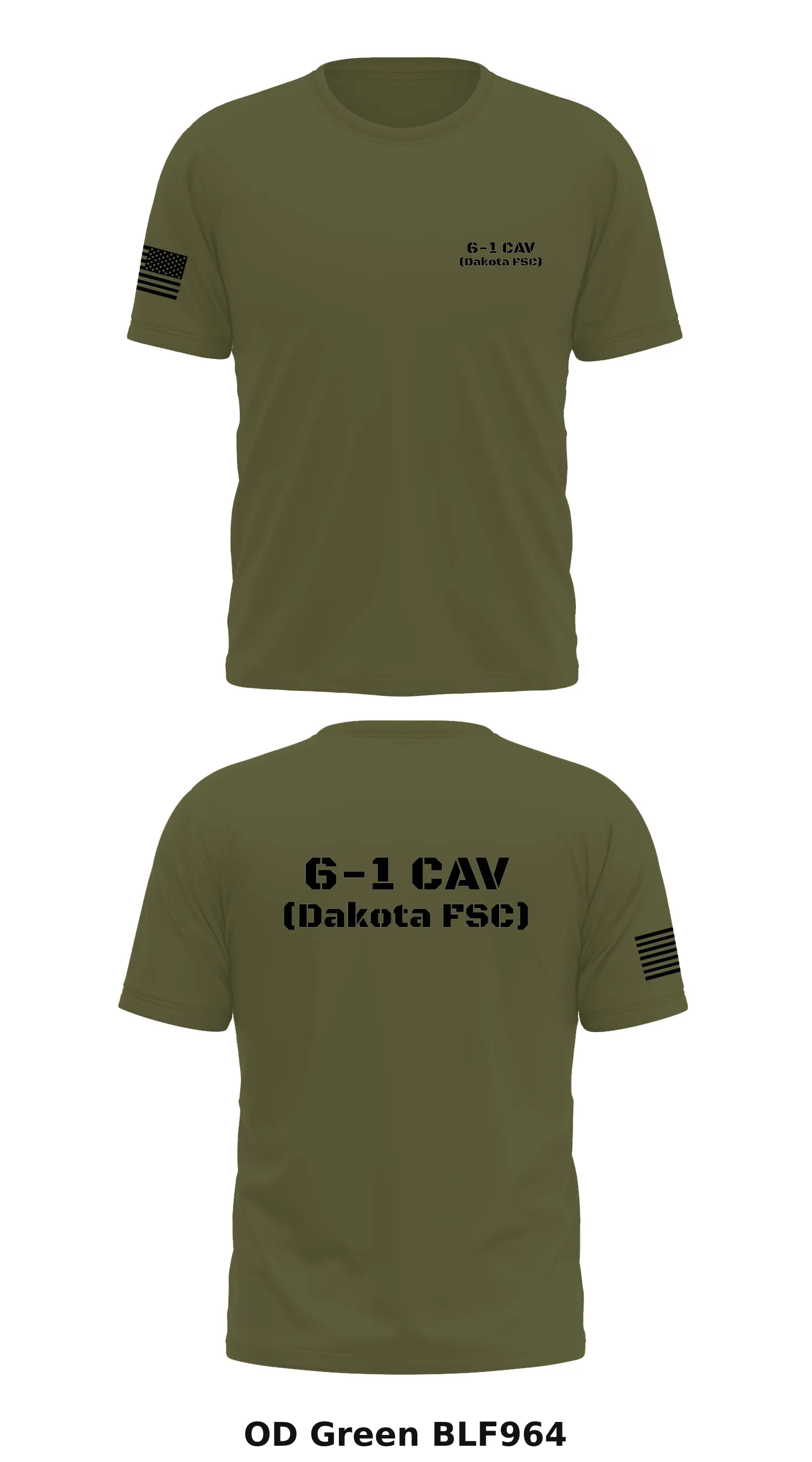 6-1 CAV ( Dakota FSC ) Store 1 Core Men's SS Performance Tee - BLF964