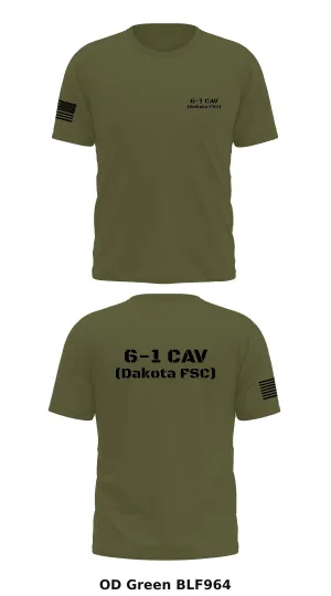 6-1 CAV ( Dakota FSC ) Store 1 Core Men's SS Performance Tee - BLF964