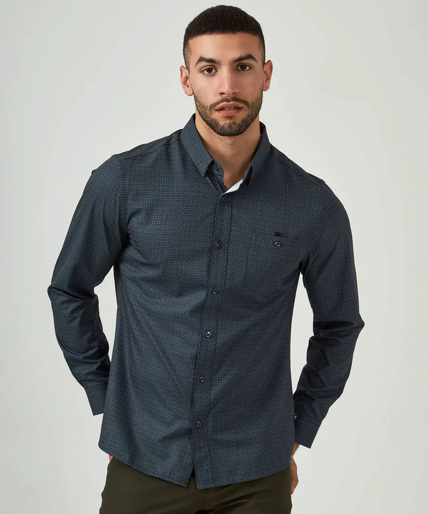 7 Diamonds Pacos Long Sleeve Shirt - Black