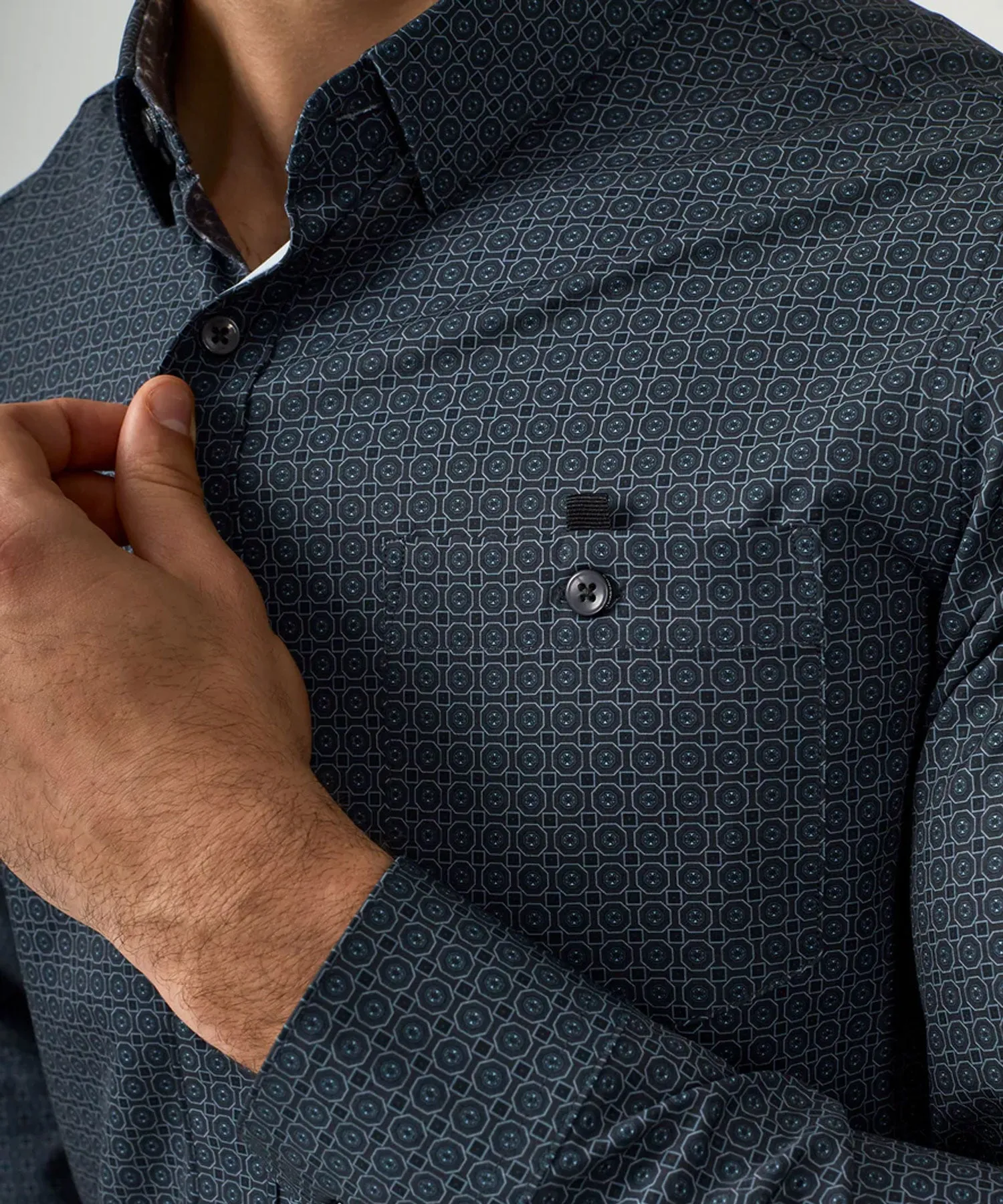 7 Diamonds Pacos Long Sleeve Shirt - Black