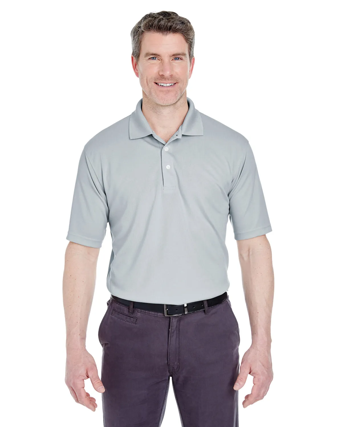 8445Prime UltraClub Men's Cool & Dry Stain-Release Performance Polo