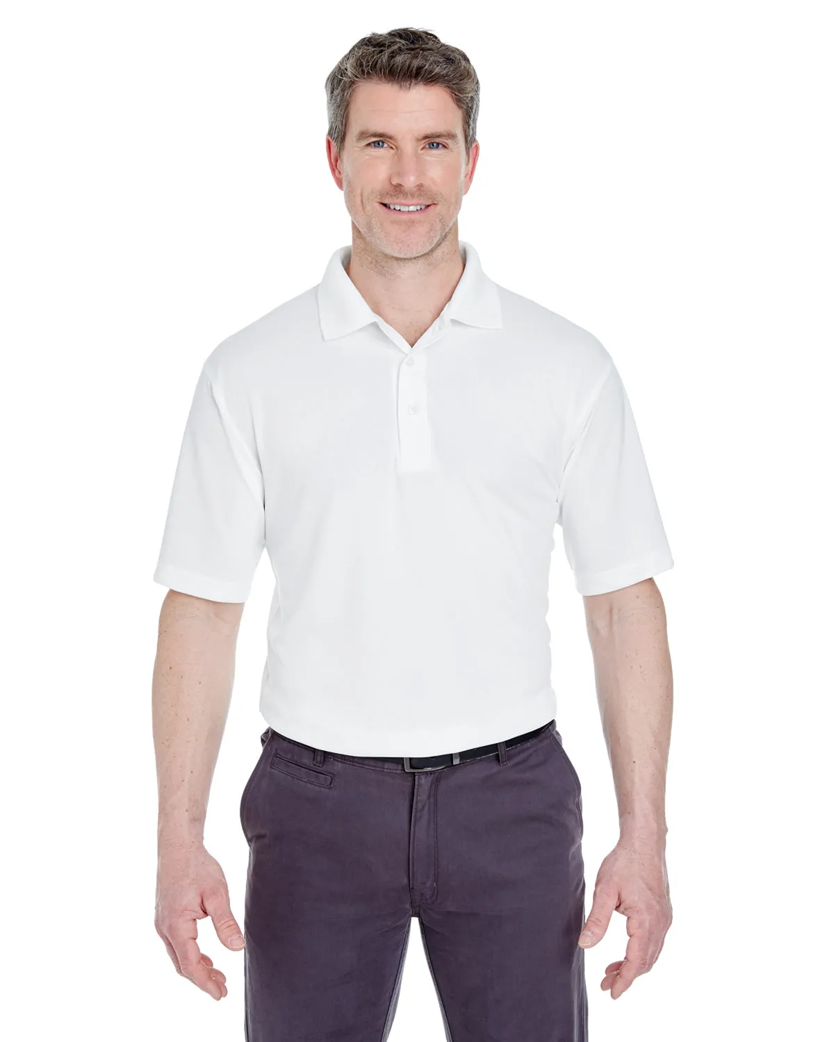 8445Prime UltraClub Men's Cool & Dry Stain-Release Performance Polo