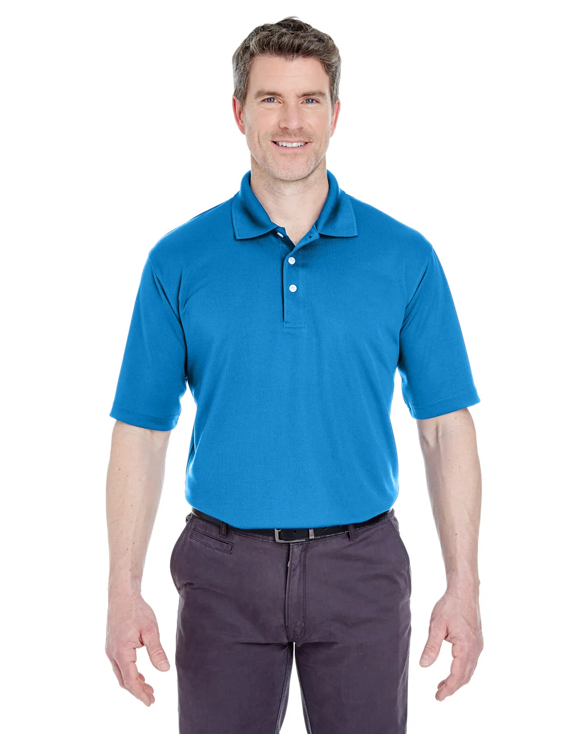 8445Prime UltraClub Men's Cool & Dry Stain-Release Performance Polo