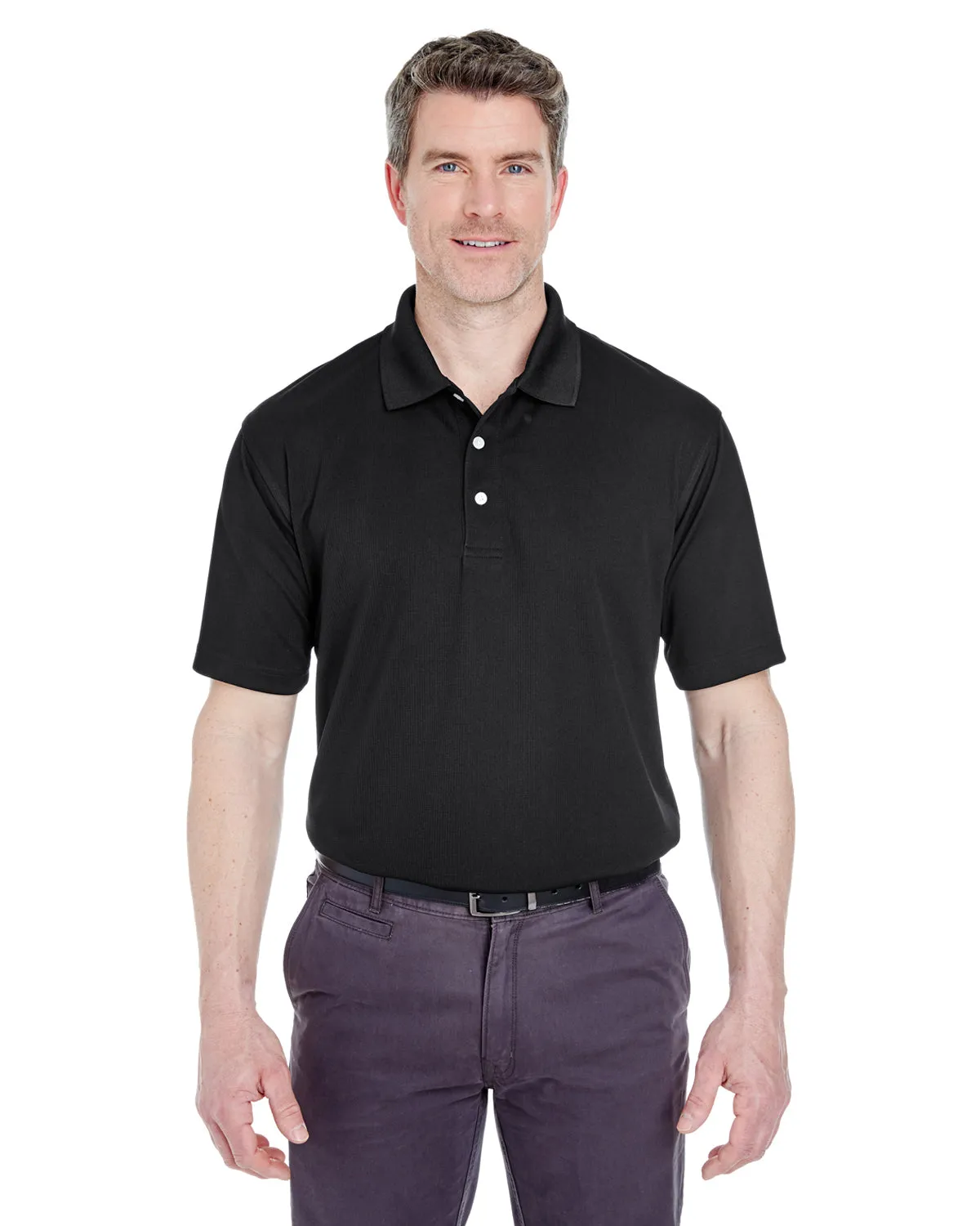 8445Prime UltraClub Men's Cool & Dry Stain-Release Performance Polo