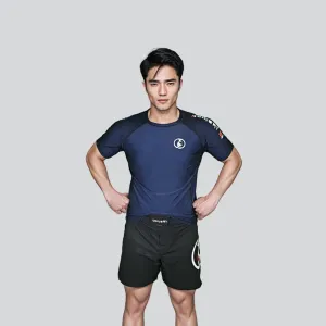 ADULT RASH GUARD H/S PRO BLUE
