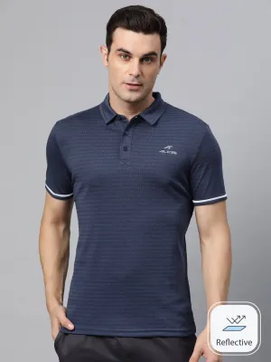 Alcis Men Polo Collar Anti Static Slim Fit T-shirt