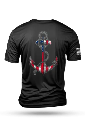 Anchor Flag - Moisture Wicking T-Shirt