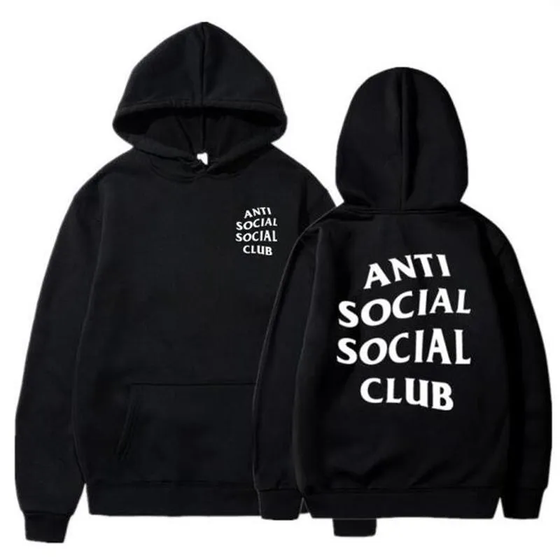 Anti social Men's Hoodie