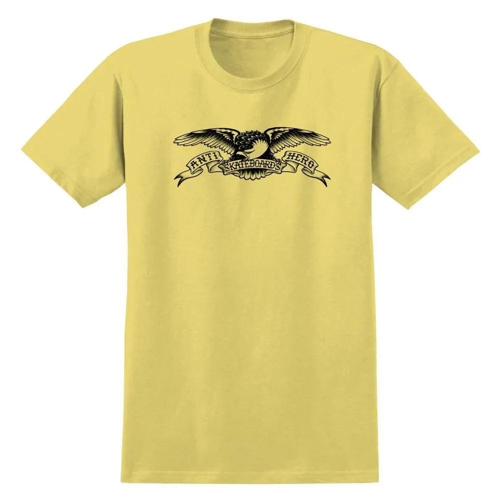 Antihero T-Shirt Basic Eagle - Cornsilk / Black Print