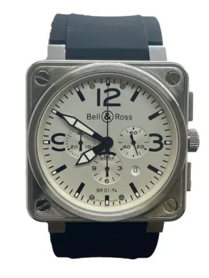 Bell & Ross Chronograph BR01-94 Silver Dial Automatic Men's Watch