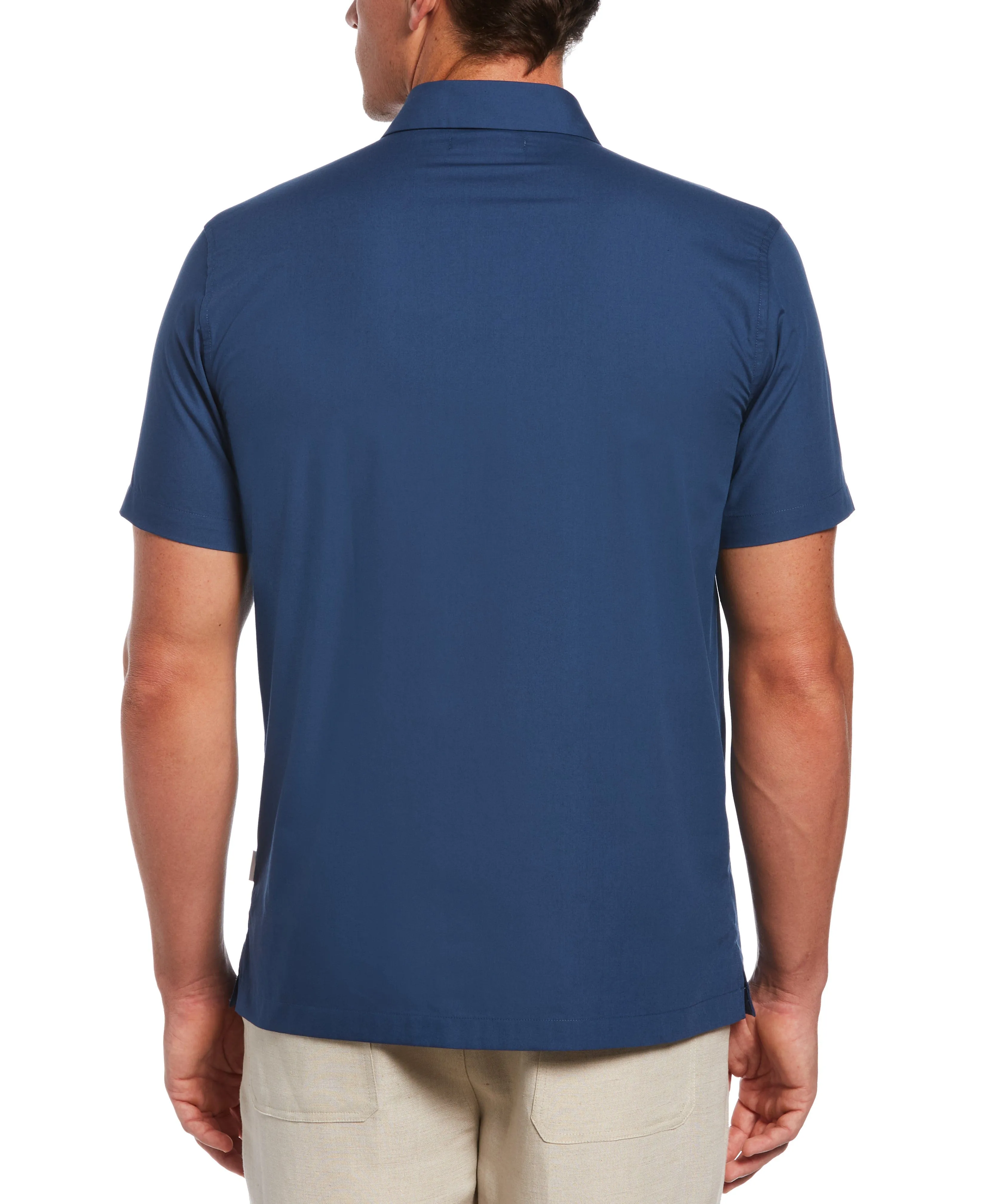 Big & Tall Four Pocket Guayabera Shirt