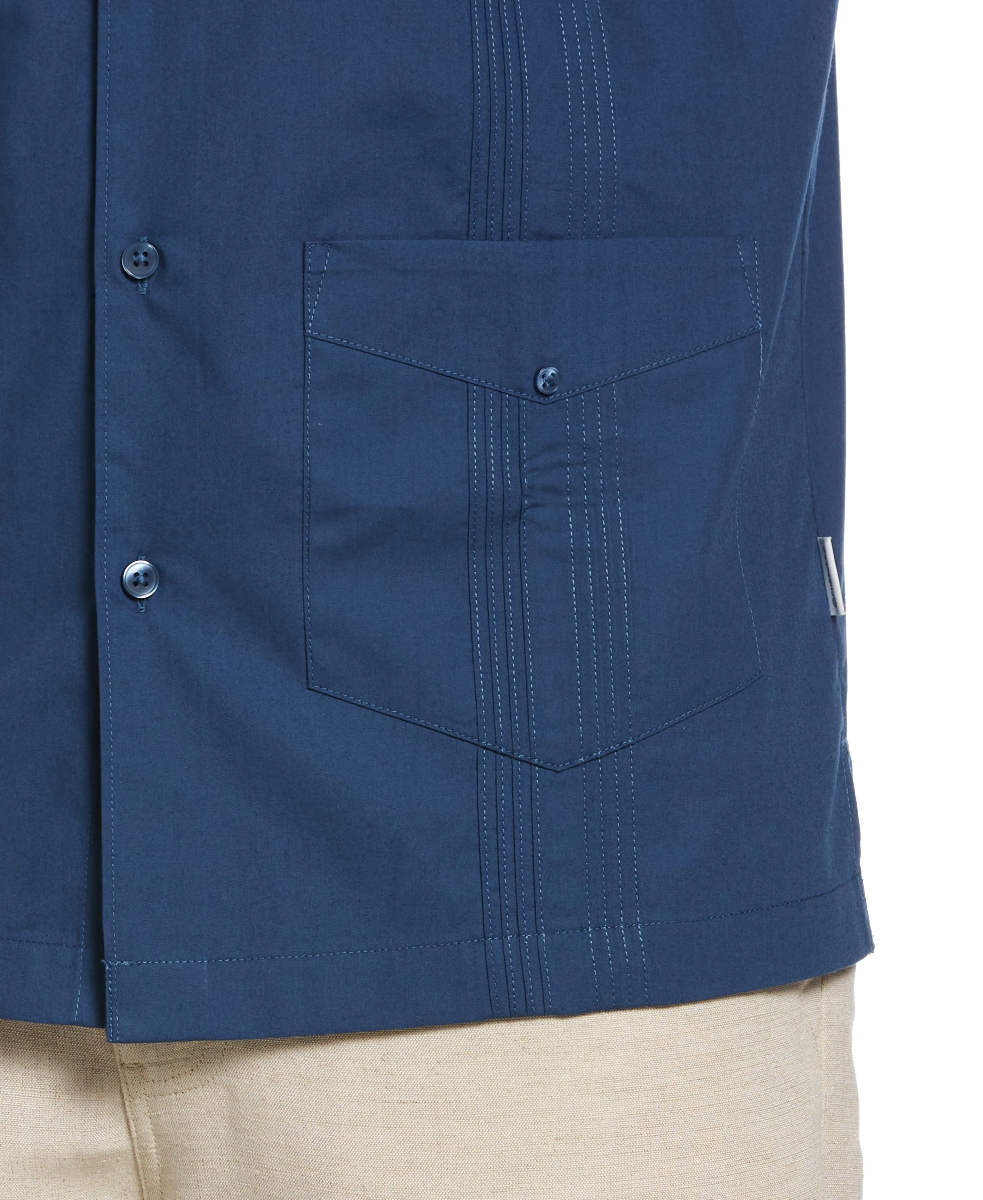 Big & Tall Four Pocket Guayabera Shirt