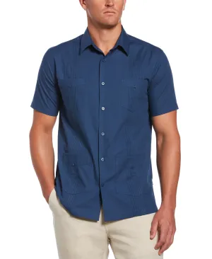 Big & Tall Four Pocket Guayabera Shirt