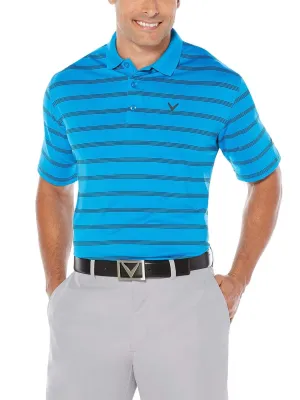 Big & Tall Opti-Dri Striped Polo