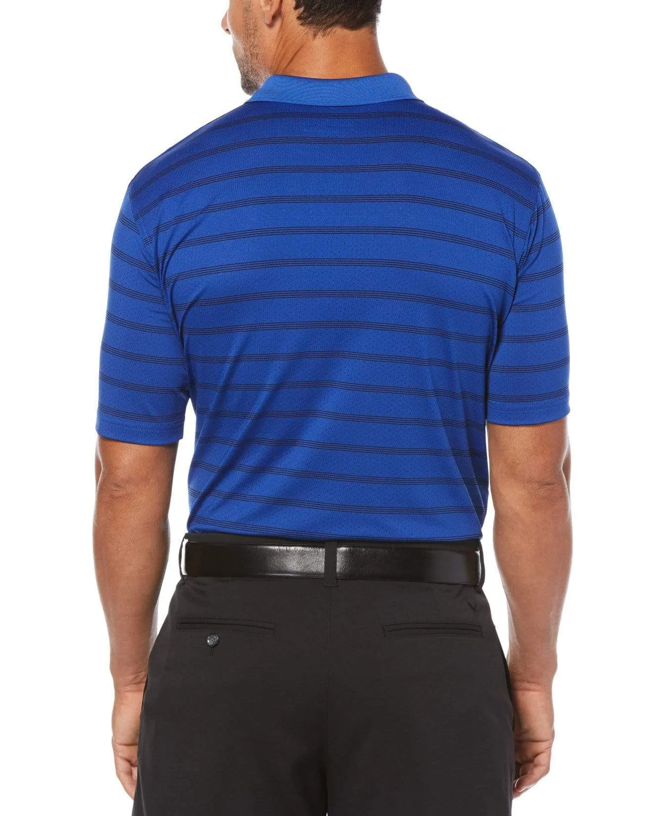 Big & Tall Opti-Dri Striped Polo