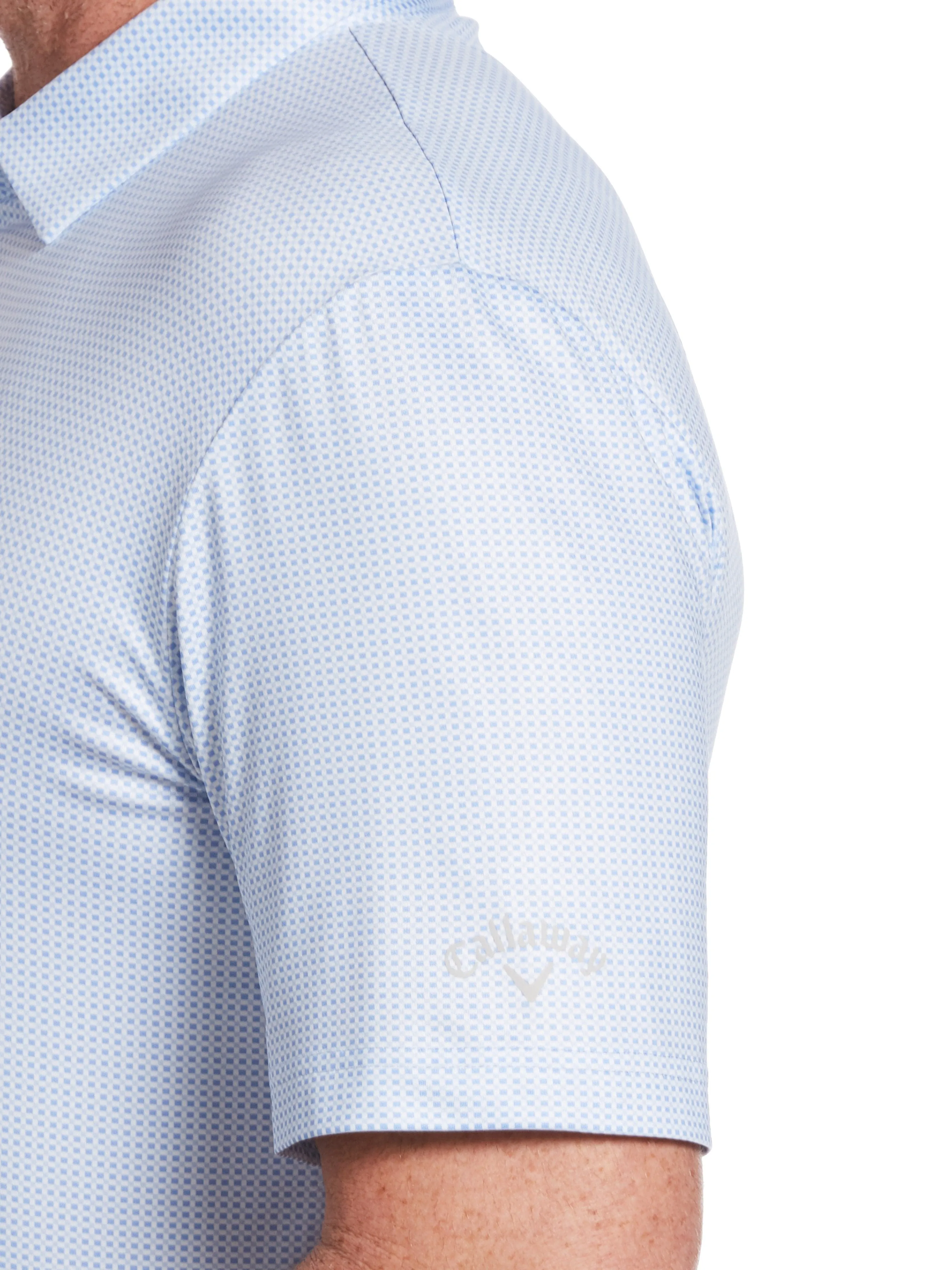 Big & Tall Printed Gingham Polo