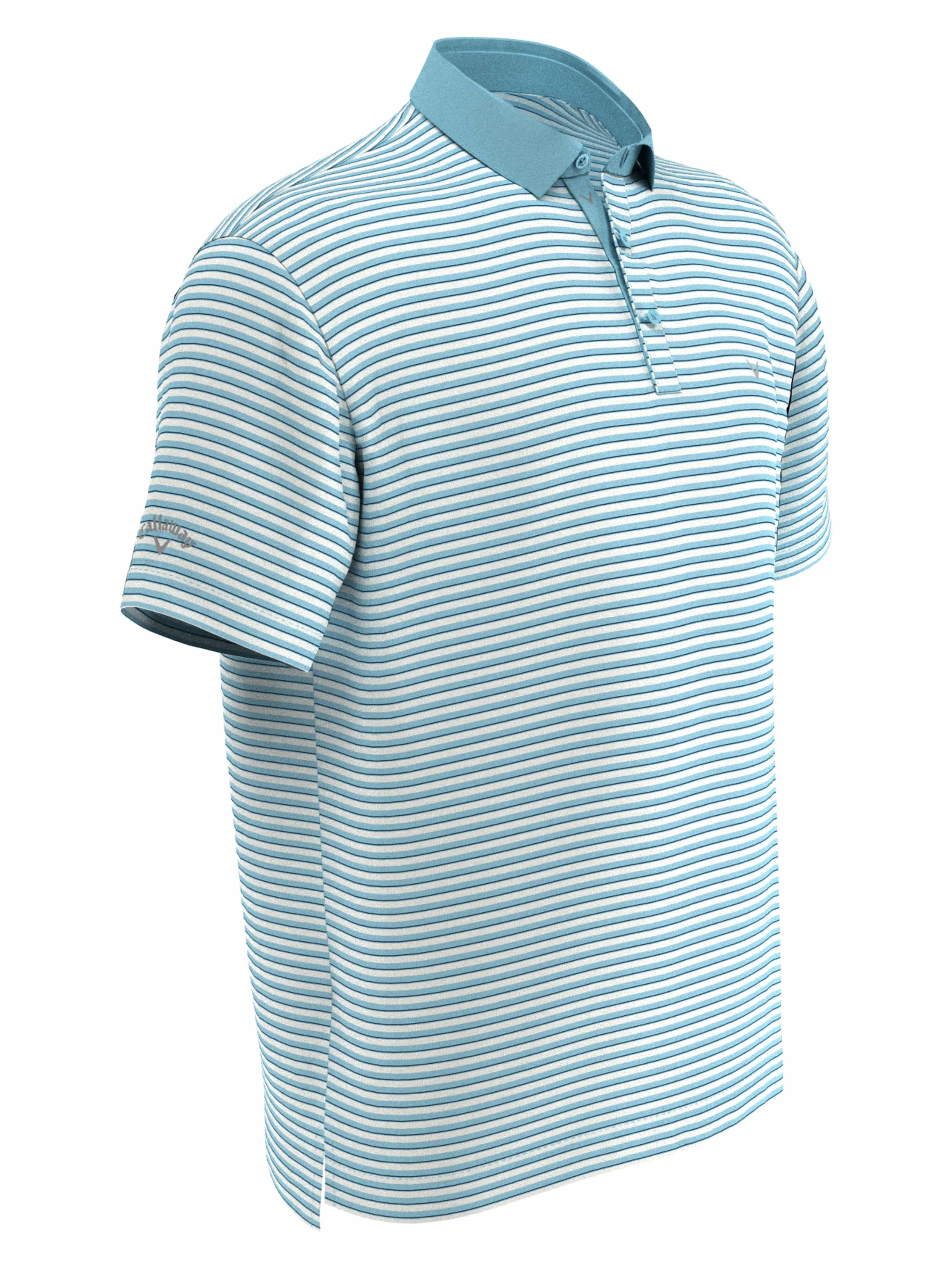 Big & Tall Refined 3-Color Stripe Polo