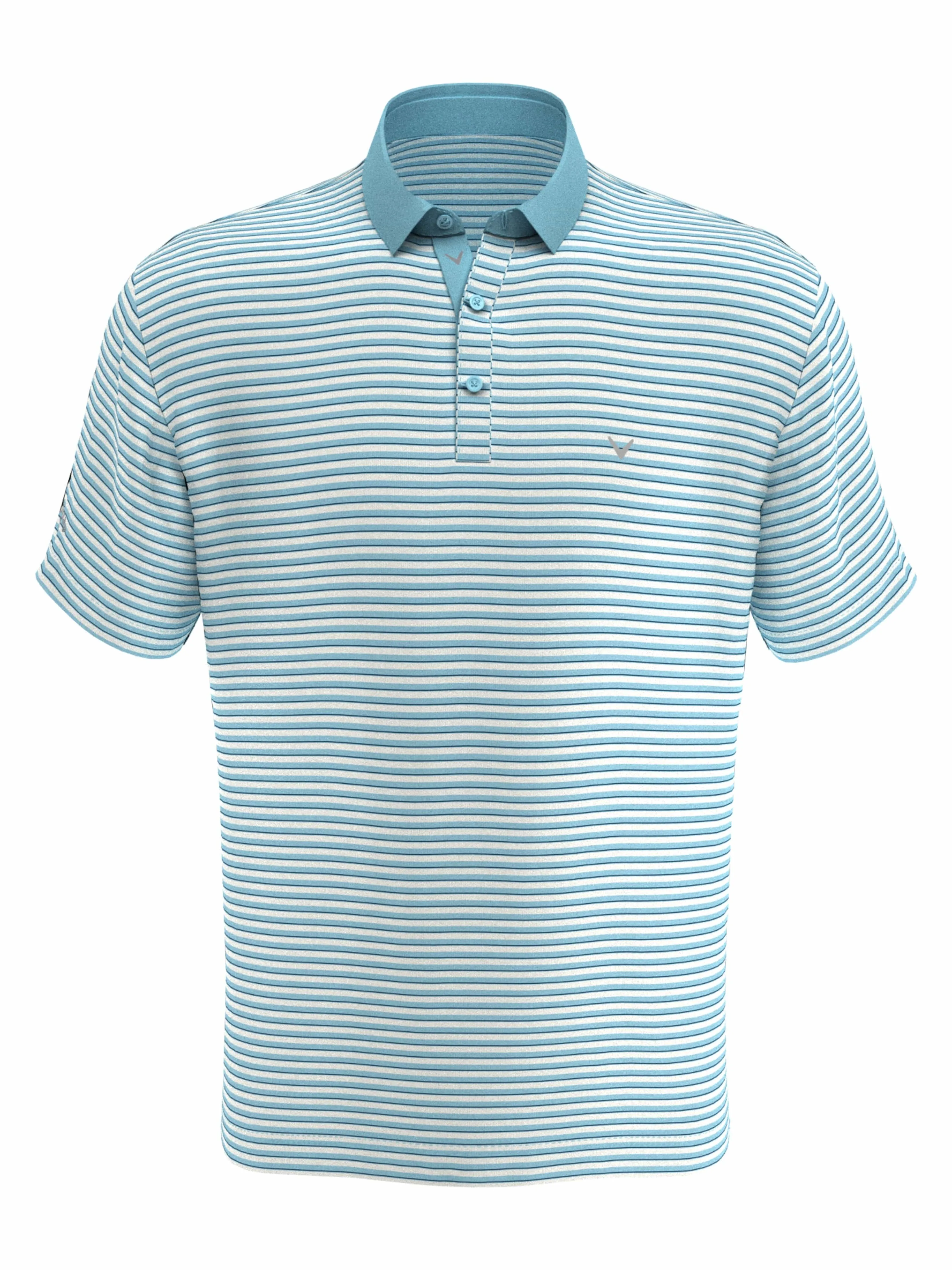 Big & Tall Refined 3-Color Stripe Polo