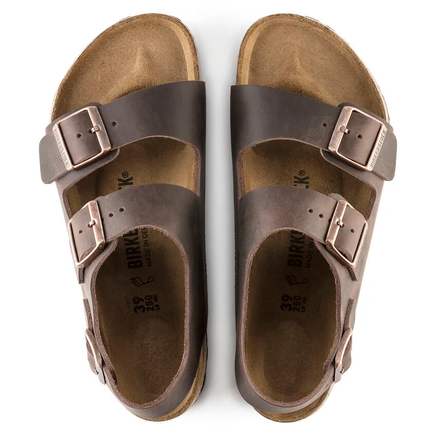 BIRKENSTOCK- MILANO OILED LEATHER SANDAL