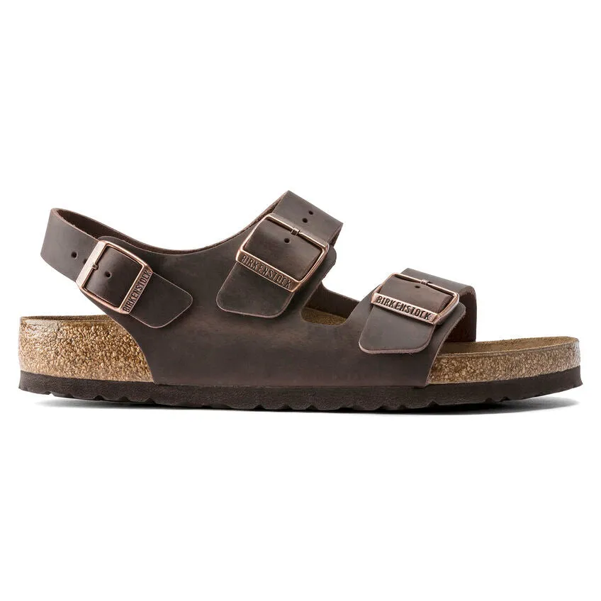 BIRKENSTOCK - MILANO OILED LEATHER SANDAL