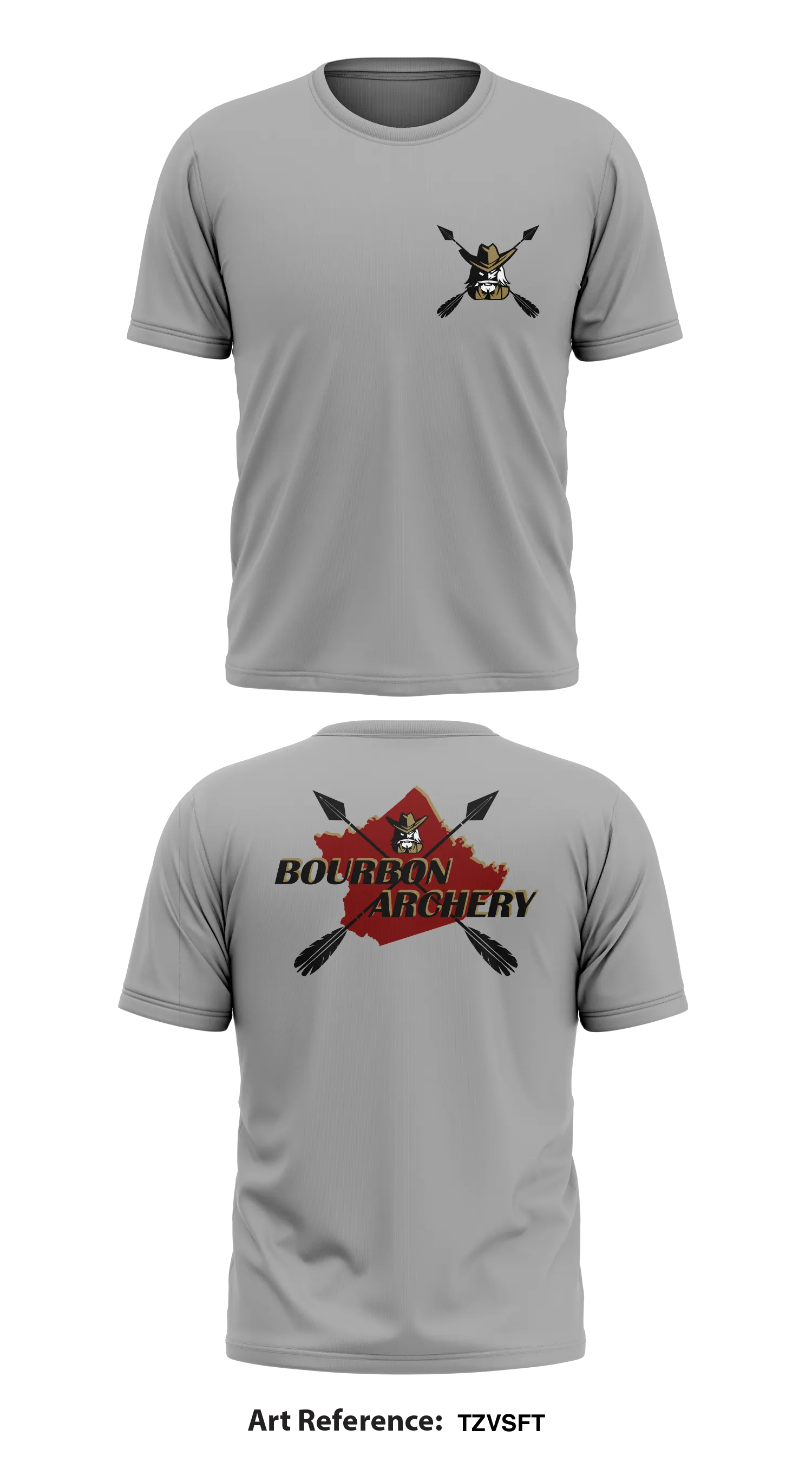 Bourbon County High School-Archery Team Core Men's SS Performance Tee - TZVsFt