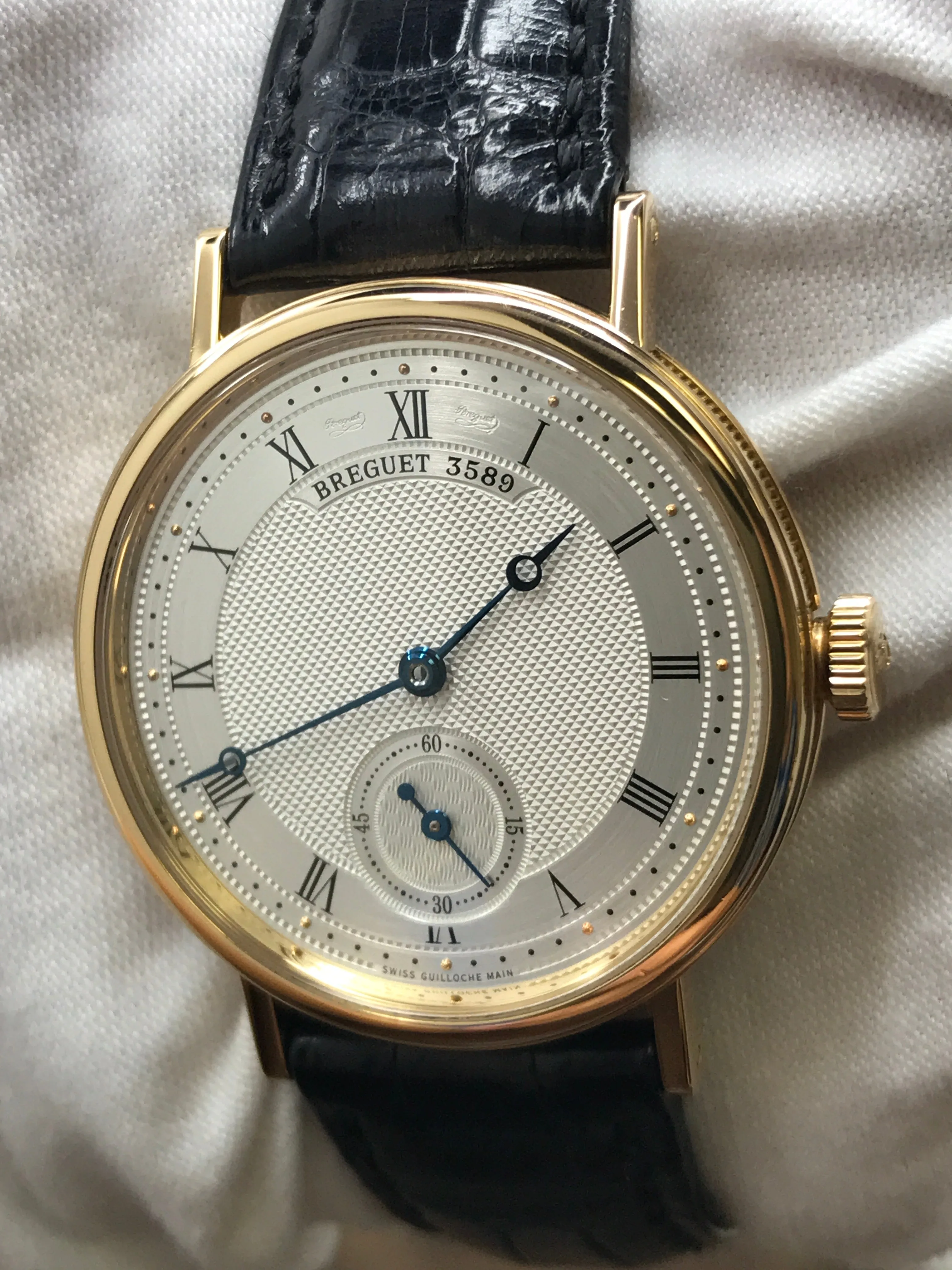 Breguet Classique 5907BA Silver Dial Hand Wind Men's Watch