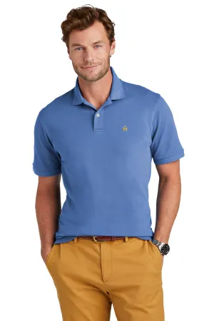 Brooks Brothers Pima Cotton Pique Polo BB18200 Charter Blue