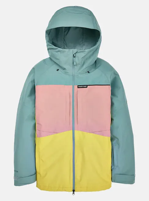 Burton Pillowline GORE-TEX Jacket Mens Rock Lichen / Powder Blush / Sulfur