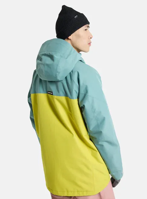 Burton Pillowline GORE-TEX Jacket Mens Rock Lichen / Powder Blush / Sulfur
