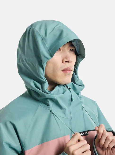 Burton Pillowline GORE-TEX Jacket Mens Rock Lichen / Powder Blush / Sulfur