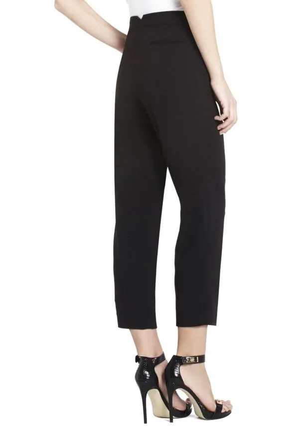 Business Affair Black Cropped Pants