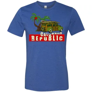 California Republic Woody Asst Colors Mens Lightweight Fitted T-Shirt/tee