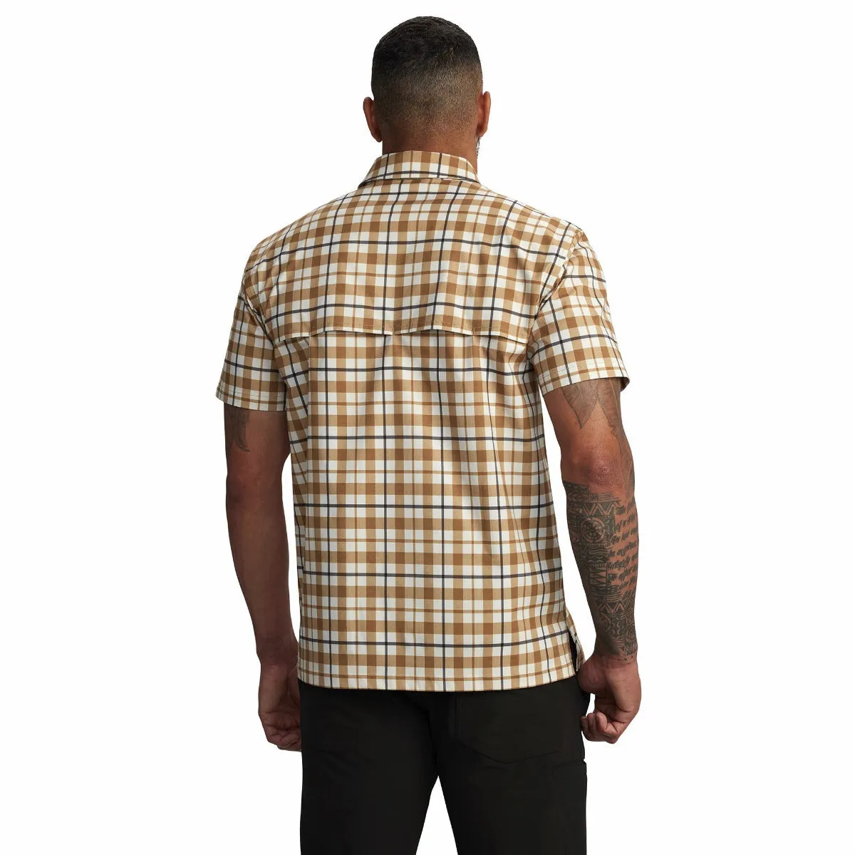 Carhartt 106747 Men's Force Sun Defender Relaxed Fit LW SS Plaid Shirt
