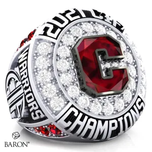 Carpinteria High School Boys Water Polo 2021 Championship Ring - Design 2.5