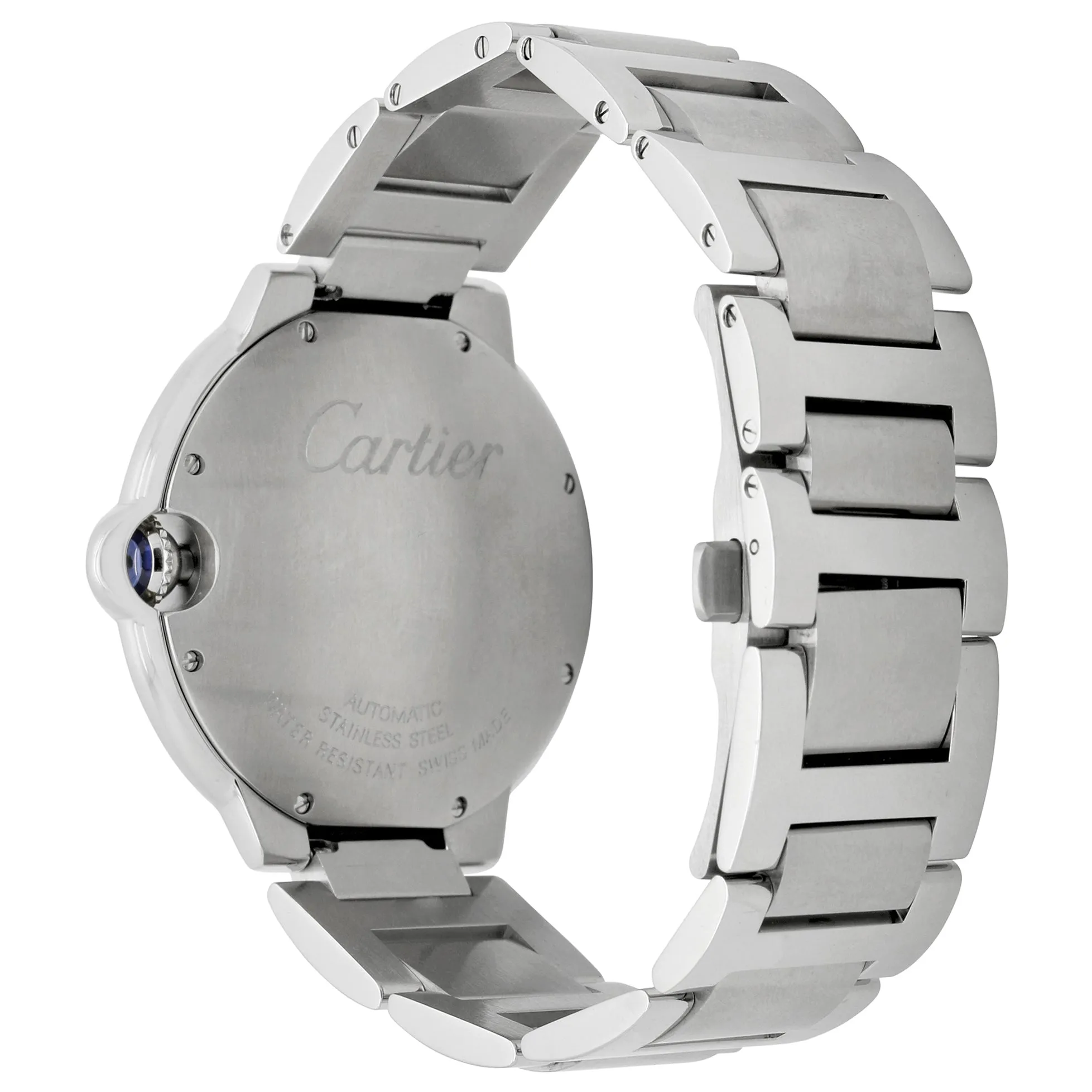 Cartier Ballon Bleu 3001 W69012Z4 Silver-tone Dial Automatic Men's Watch