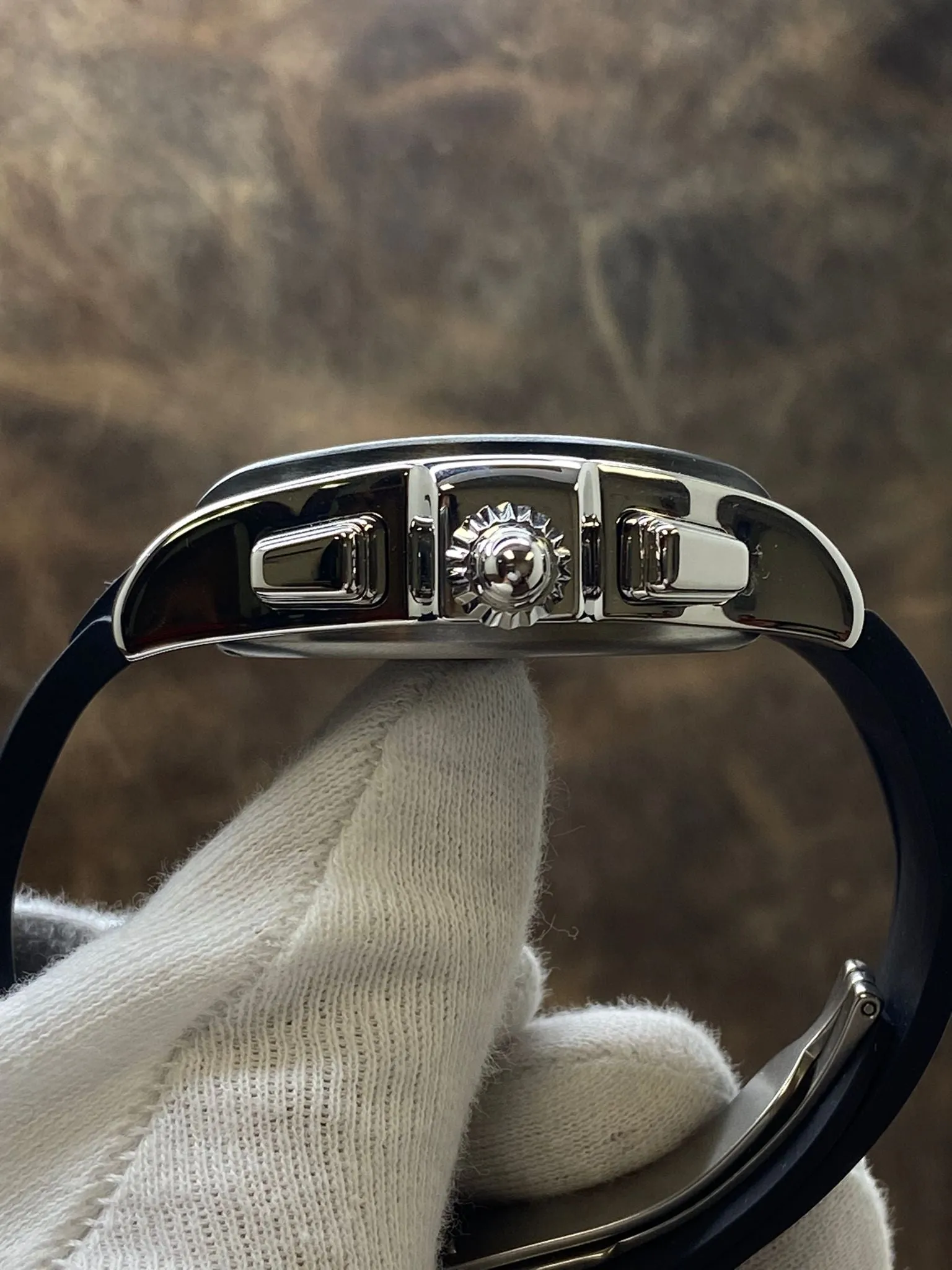 Cartier XL Roadster 3405 Chronograph W6206020 Silvered Opaline Dial Automatic Men's Watch