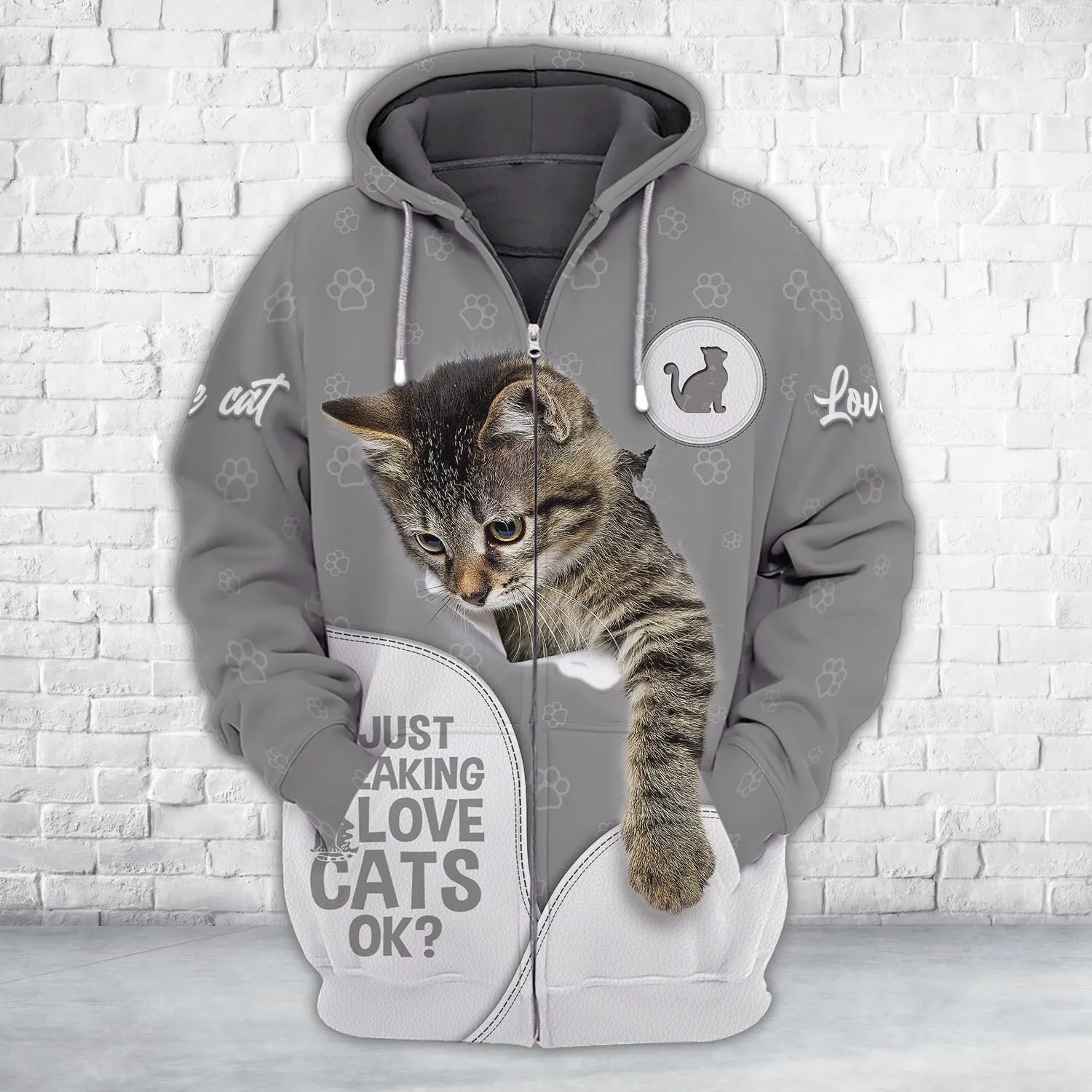 Cat Cute 3D Full Print Shirts Cats Shirts