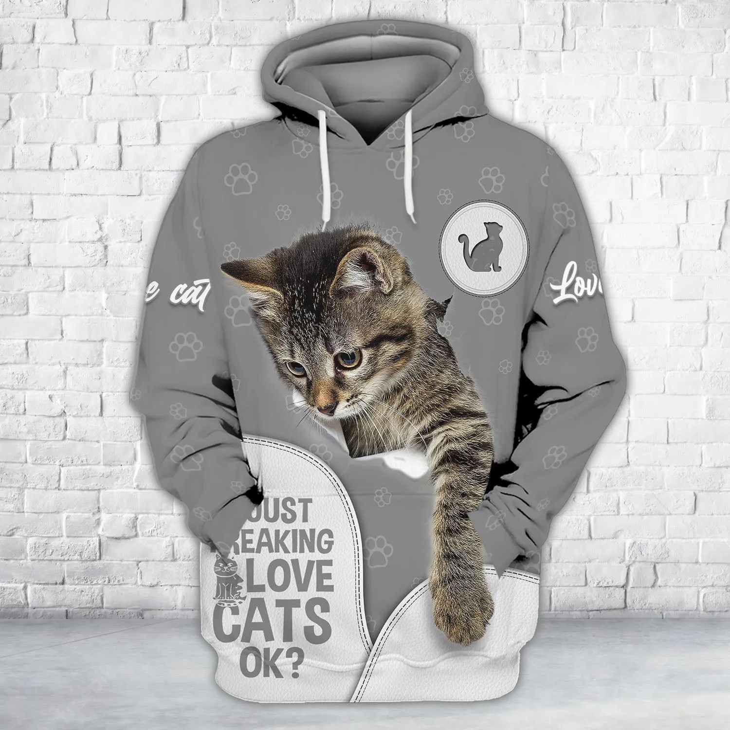 Cat Cute 3D Full Print Shirts Cats Shirts
