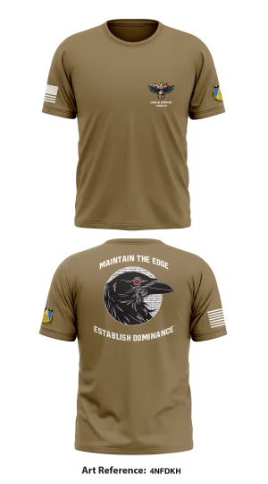 Charlie Company, 742nd MI Store 1 Core Men's SS Performance Tee - 4Nfdkh