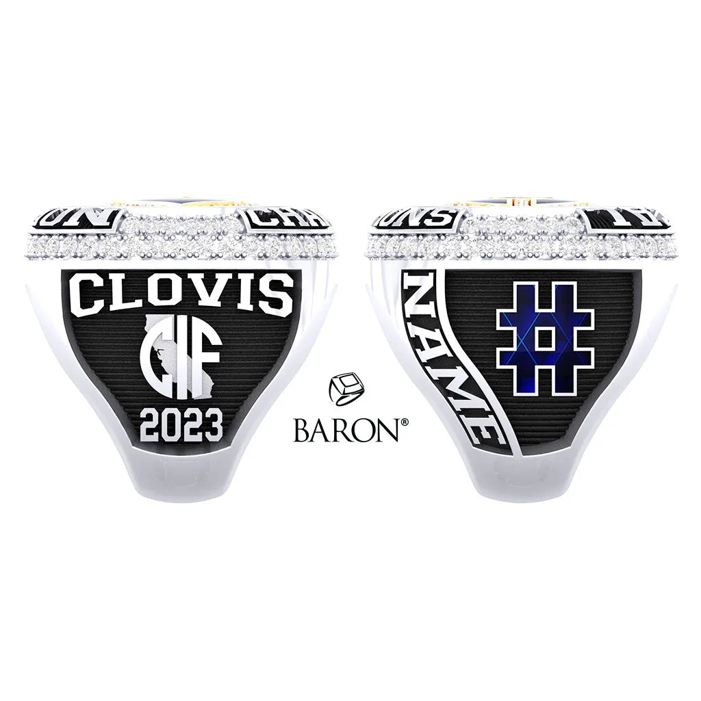 Clovis High School Boys Water Polo 2023 Championship Ring - Design 2.2