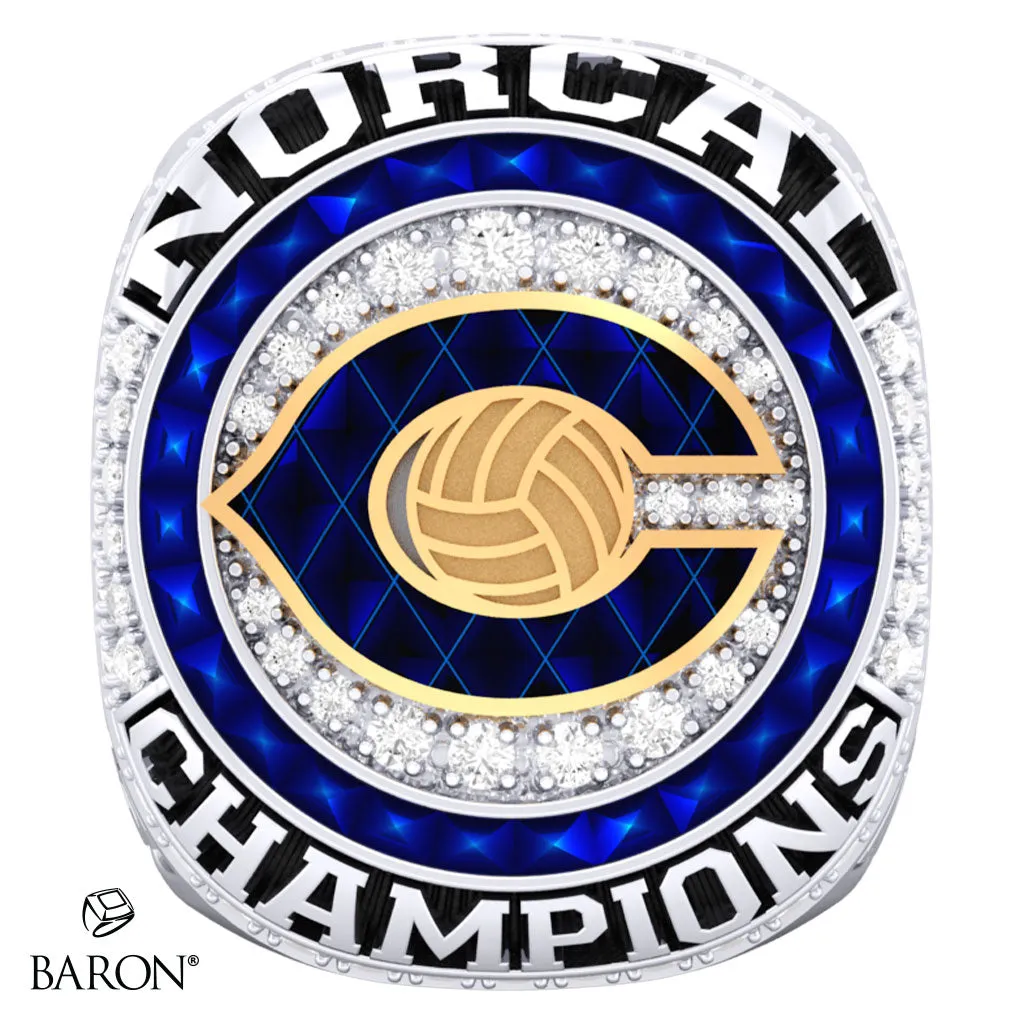 Clovis High School Boys Water Polo 2023 Championship Ring - Design 2.2