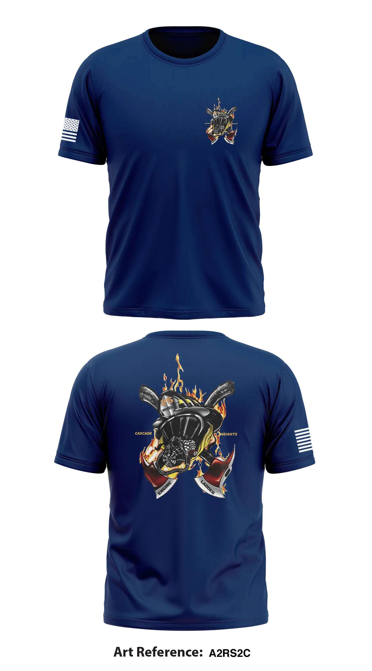 Company 25 Core Men's SS Performance Tee - A2rs2c
